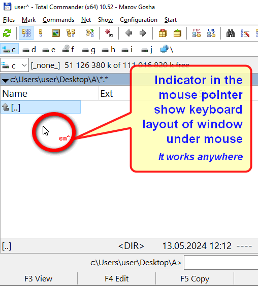 Aml Maple is a modern indicator of the active keyboard layout (current language)