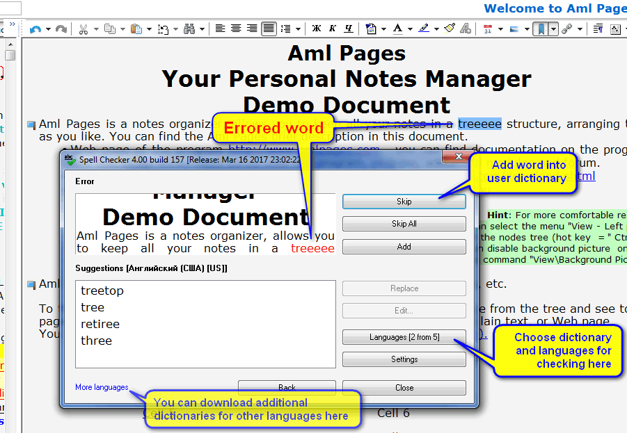 Learn more about Spell Checker